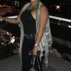 Silver fridge vest coverup